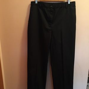 ** TALL** Straight-Leg Black Trouser